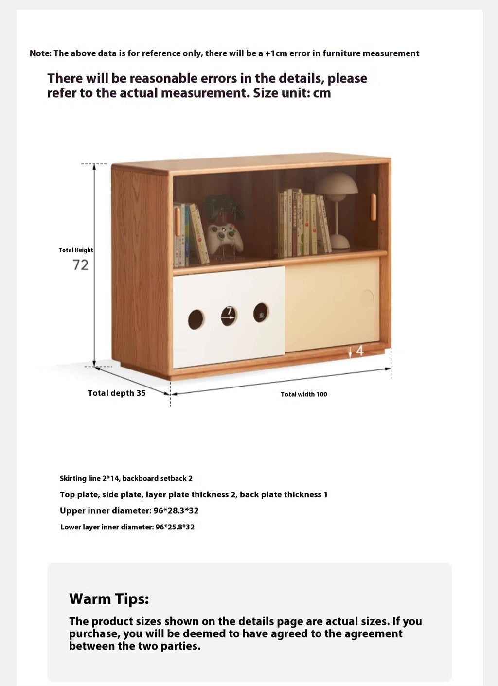 Cherry Solid Wood Ancient Style Bookcases
