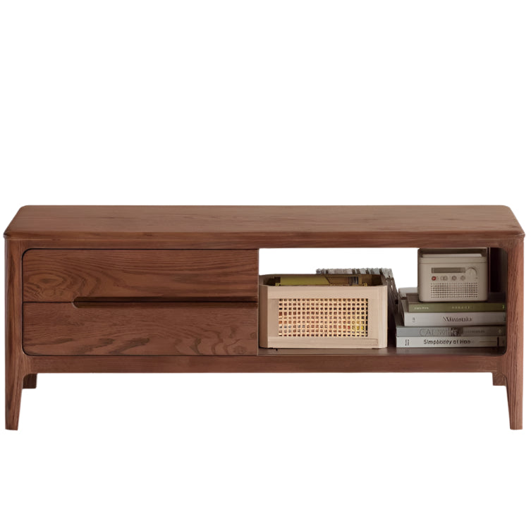 Solid Rubberwood, Oak Solid Wood Nordic Coffee Table