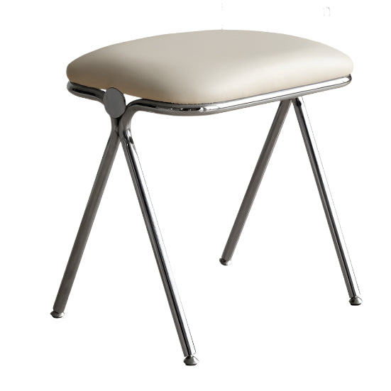 Leather Soft Padded Makeup Stool