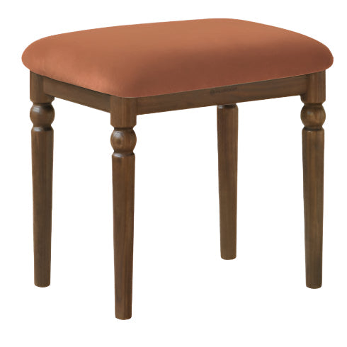 Black Walnut Solid Wood American Retro Style Makeup Stool