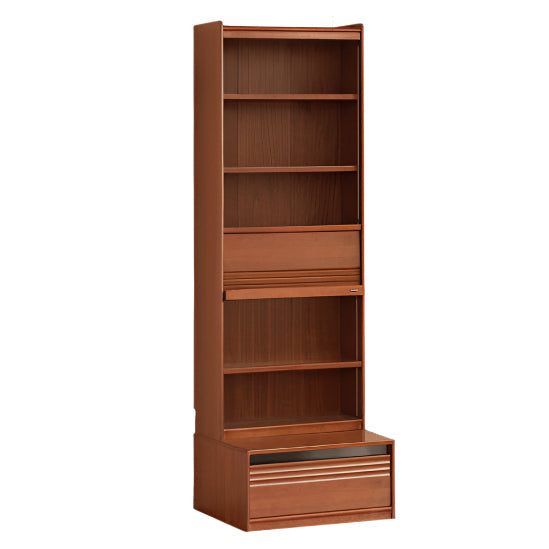Poplar Solid Wood Antique Style Bookshelf Combination