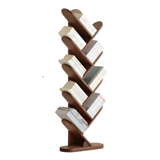 Black Walnut, South American Walnut Solid Wood Layer Rack Bookshelf