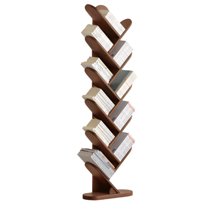 Black Walnut, South American Walnut Solid Wood Layer Rack Bookshelf