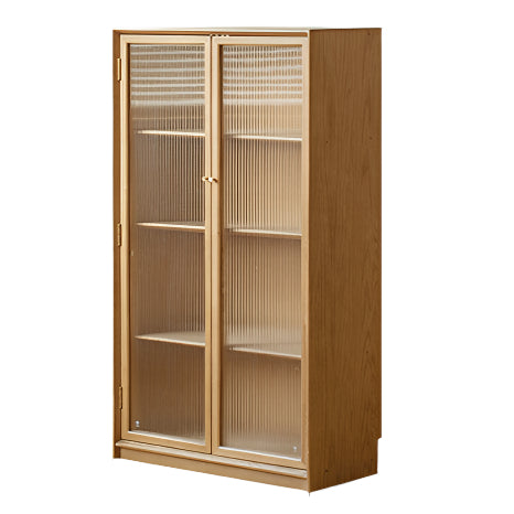 Ash Solid Wood Side Modern Style Cabinet Combination