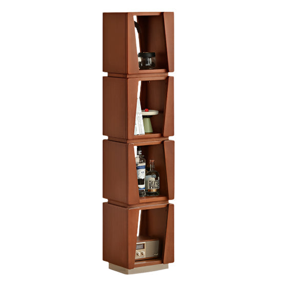 Poplar Solid Wood Bauhaus Style Floor Bookshelf
