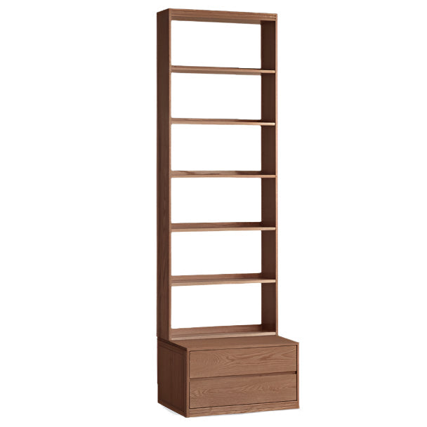 Oak Solid Wood Modern Minimalist Style Bookcase And Storage