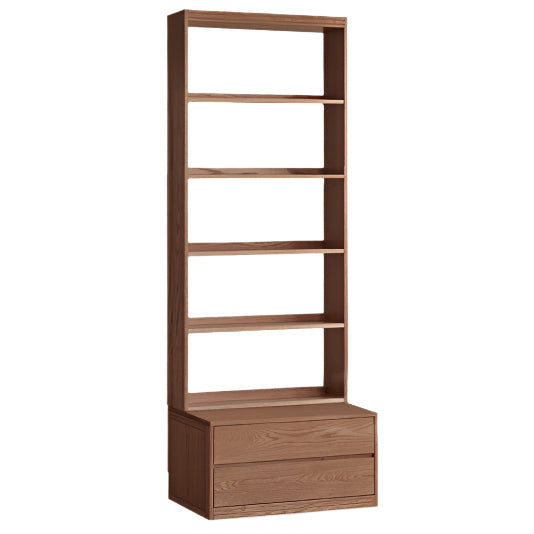 Oak Solid Wood Modern Minimalist Style Bookcase And Storage