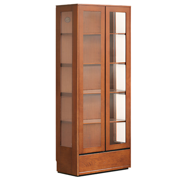 Poplar Solid Wood Antique Medieval Style Bookshelf