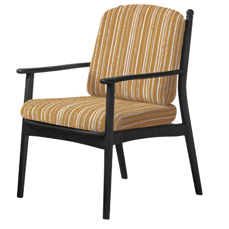 Ash Solid Wood Antique Style Soft Armchair