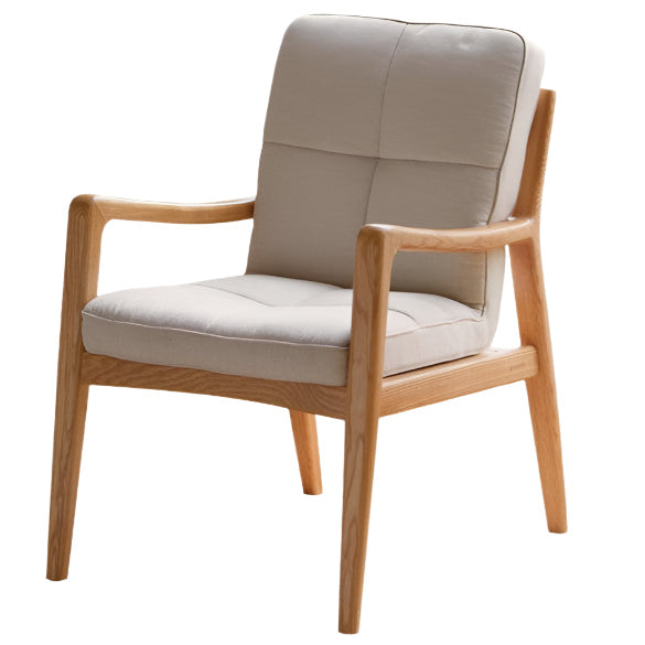 Oak Solid Wood Modern and Simple Armchair