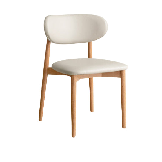 Set 4 pcs Ash Solid Wood Modern Soft Dining Chair