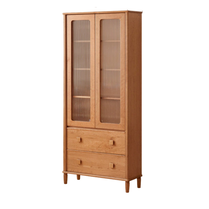 Cherry Solid Wood Middle Ancient Style Bookcase