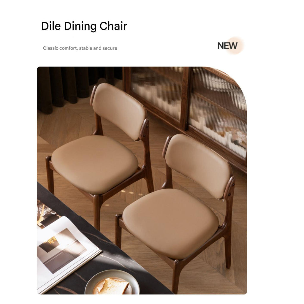 Black Walnut Solid Wood Modern Dining Chair