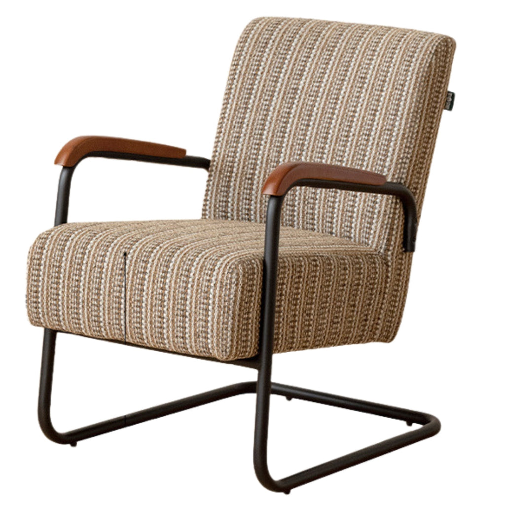 Fabric Sofa Middle Retro Chair