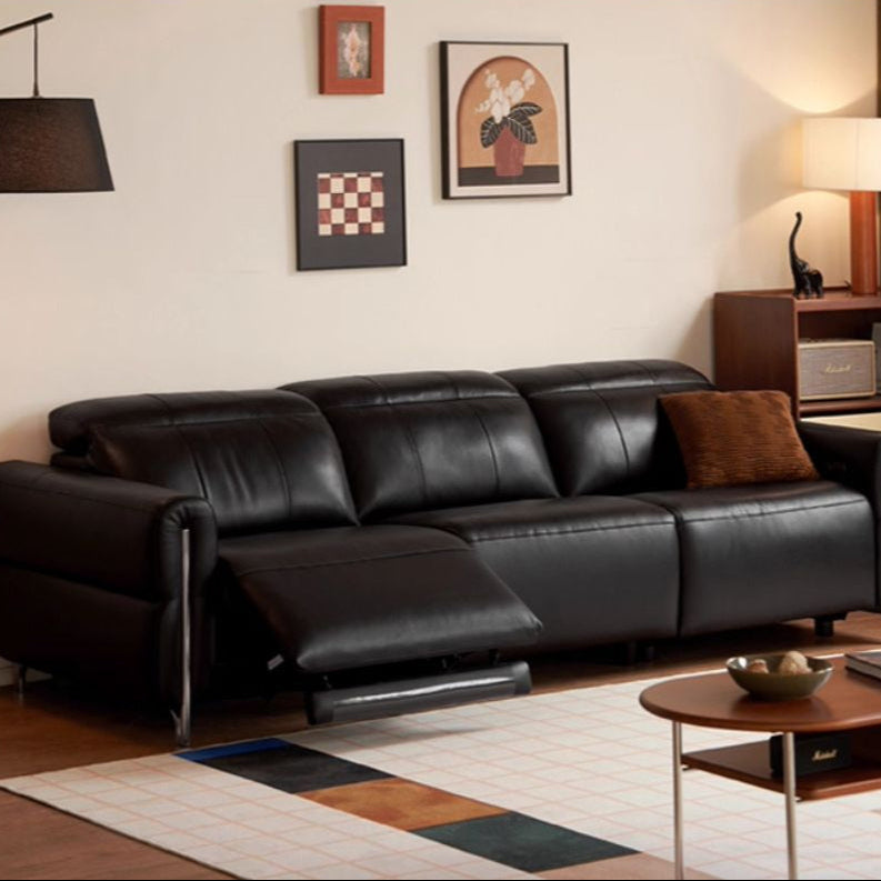 Leather Bauhaus Telescopic Function Sofa