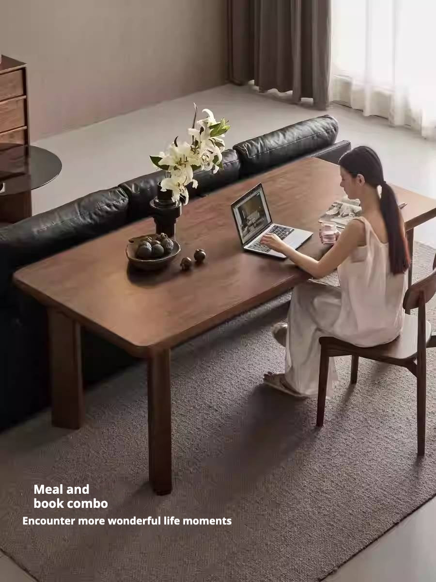 Black Walnut Solid Wood Dining Table