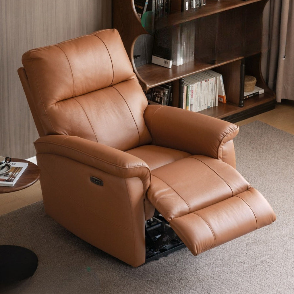 Leather Functional Recliner Electric Sofa