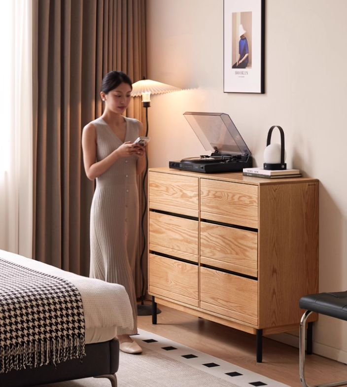 Oak Solid Wood Chest of Drawers