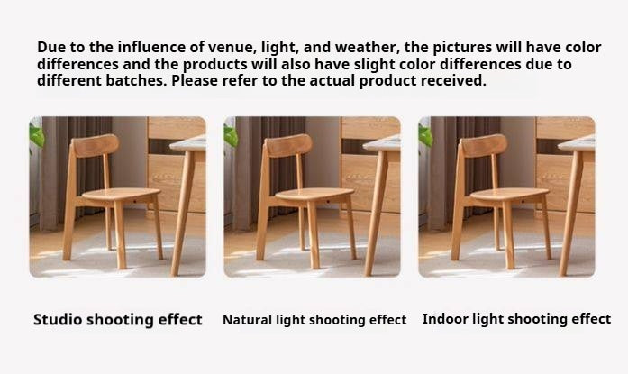 Beech, Oak Solid Wood Modern Dining Chairs