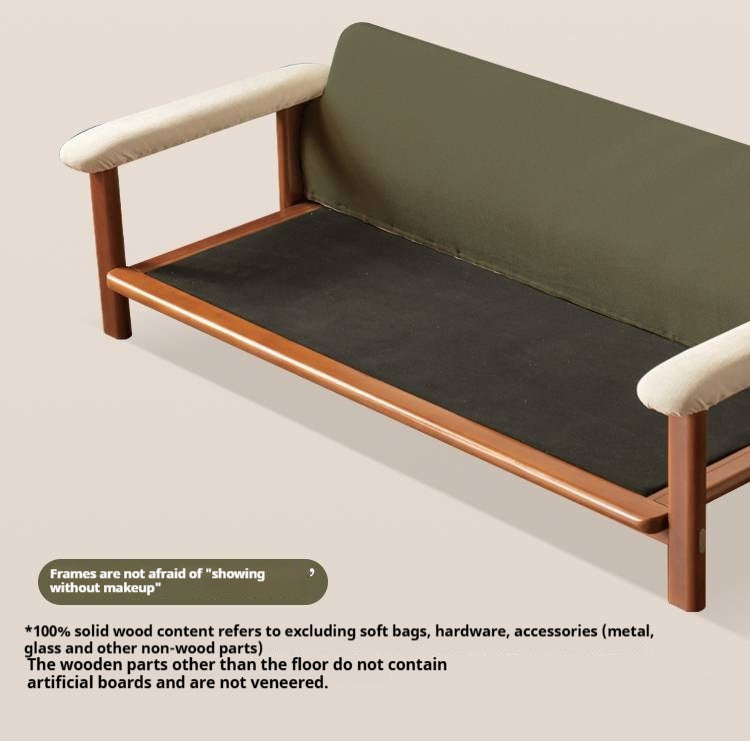 Beech Solid Wood Sofa Ancient Style