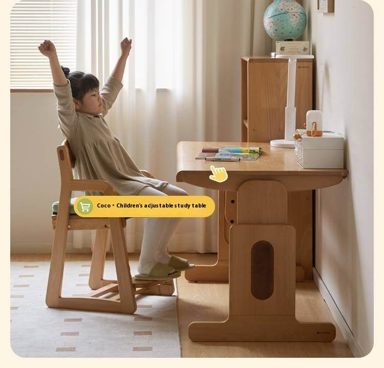 Beech Solid Wood Washable Kids Soft Chair