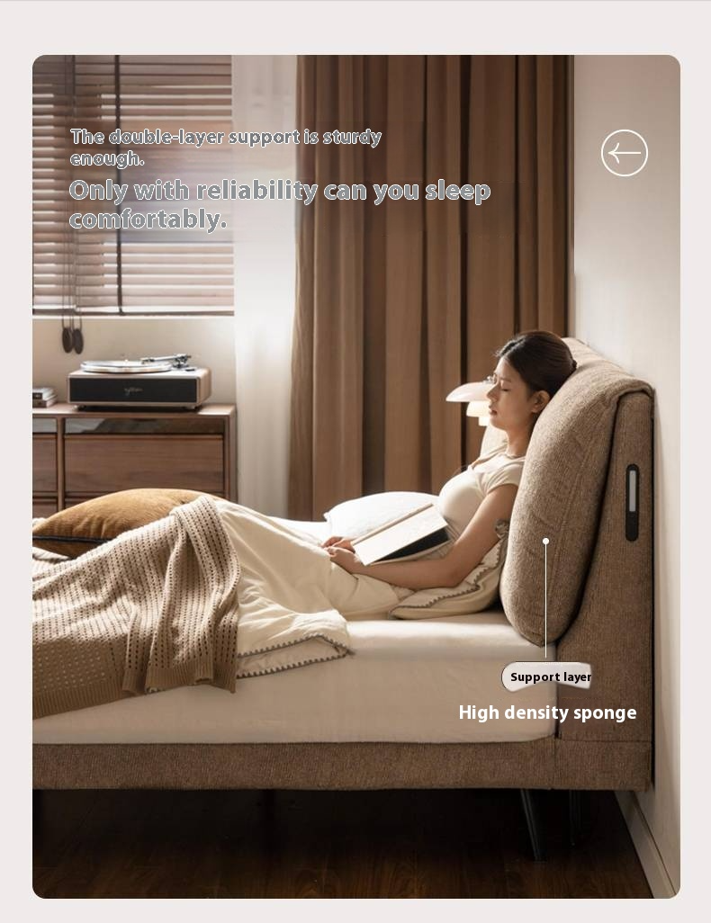 Fabric Soft Multifunctional Luminous Bed