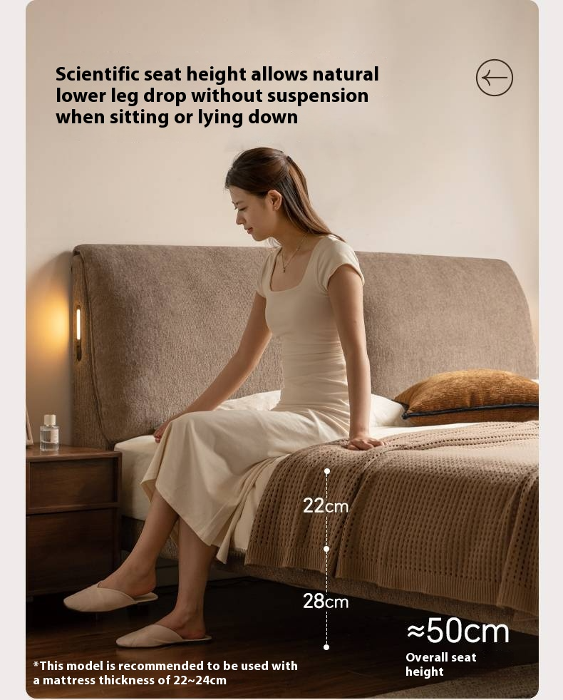 Fabric Soft Multifunctional Luminous Bed