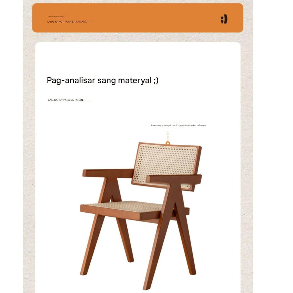 Beech Solid Wood Dining Chair