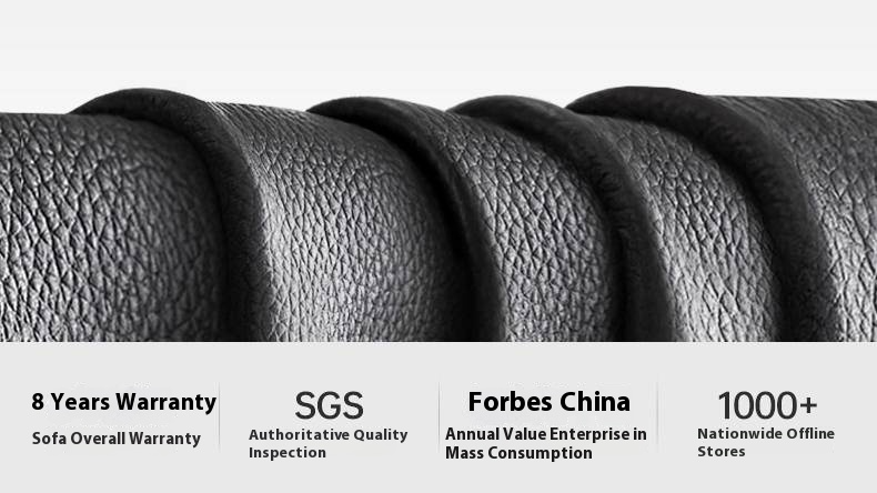 Genuine Leather Luxury Soft Bed