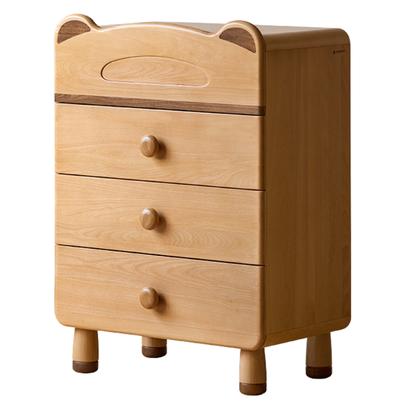Beech Solid Wood Childrens Drawer