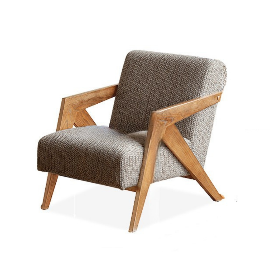 Oak Solid Wood Sofa Chair