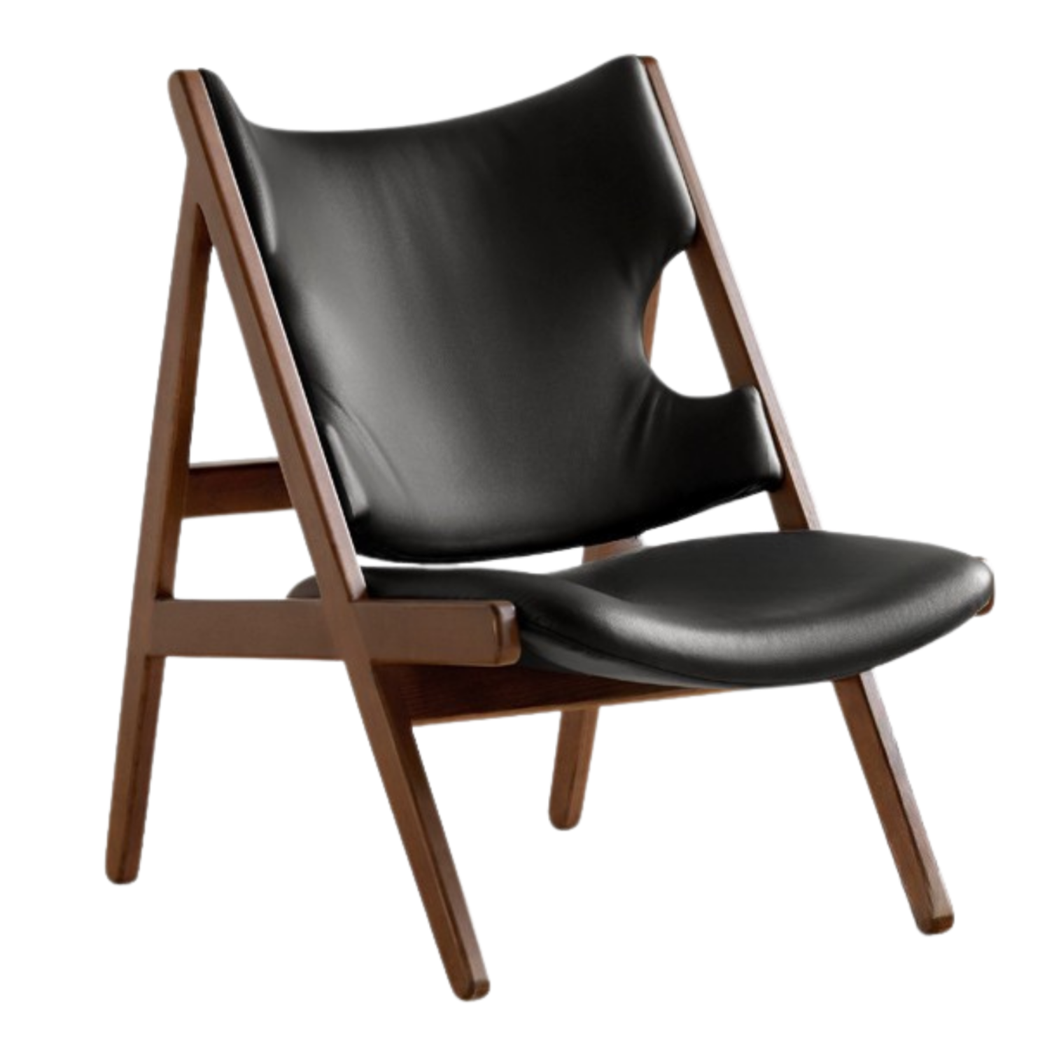 Ash Solid Wood Sofa Chair Fabric Back