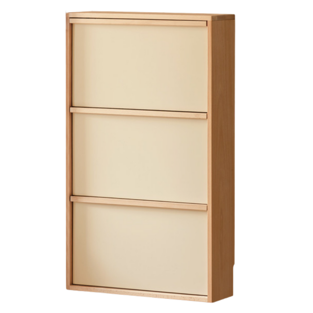 Beech Solid Wood Shoe Cabinet Hallway Cabinet