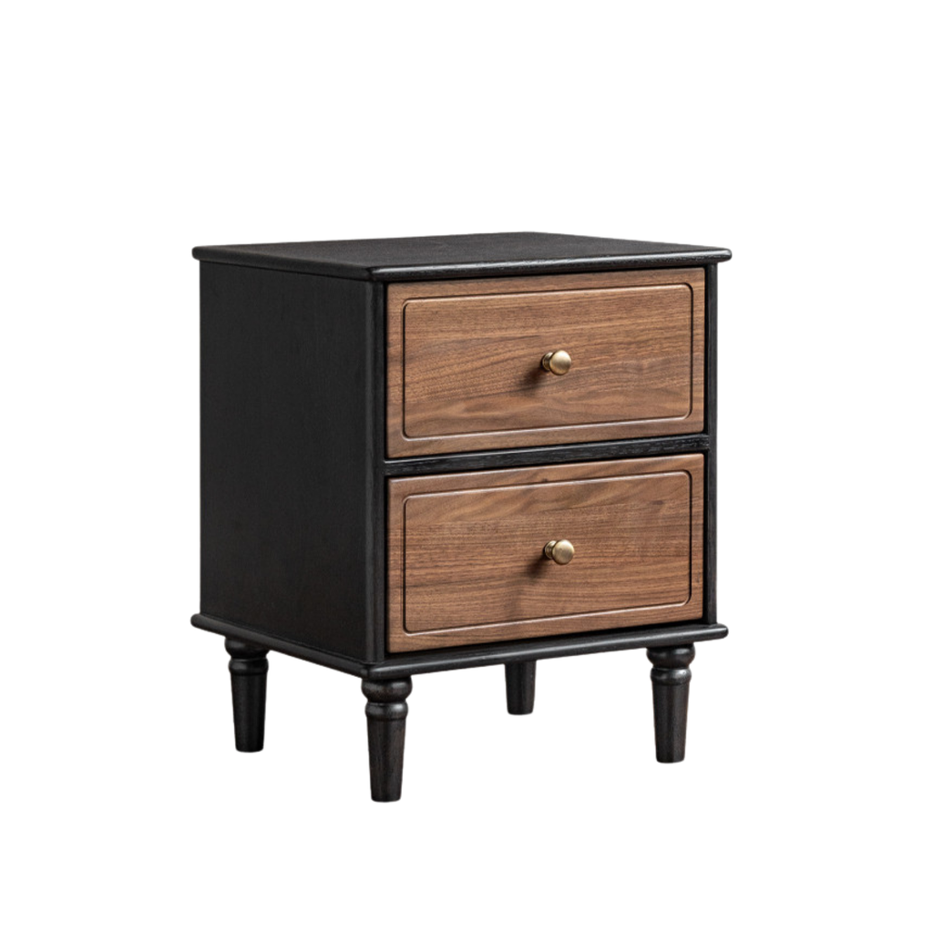 Oak Solid Wood American Retro Nightstand