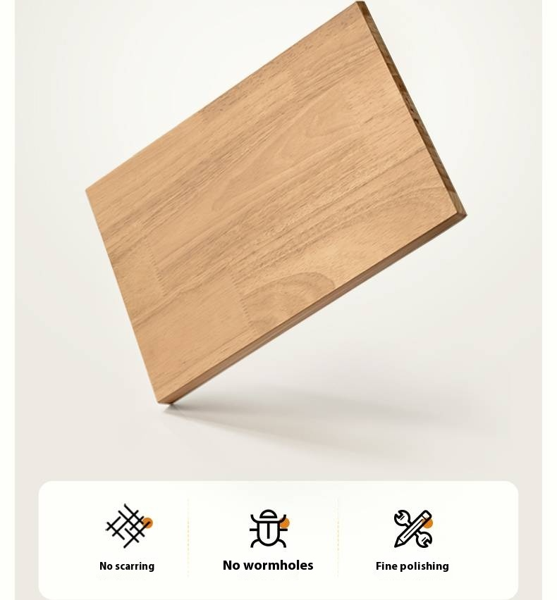 Rubberwood Solid Wood Bed