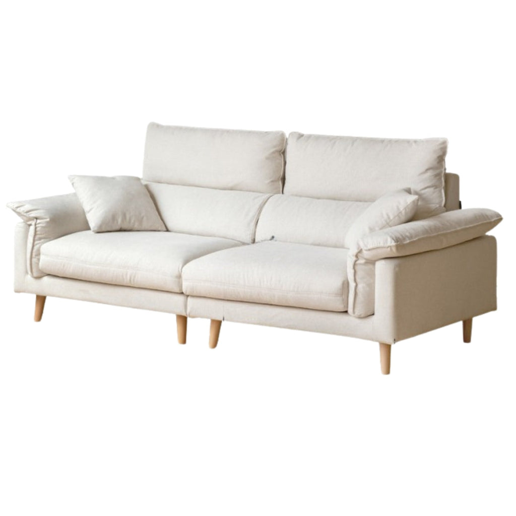 Fabric Sofa Simple High Backrest-