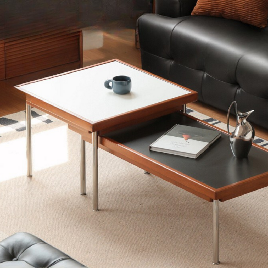 Poplar Solid Wood Ancient Square Tea Table