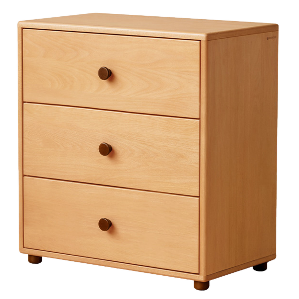 Beech Solid Wood Children's Bucket Cabinet