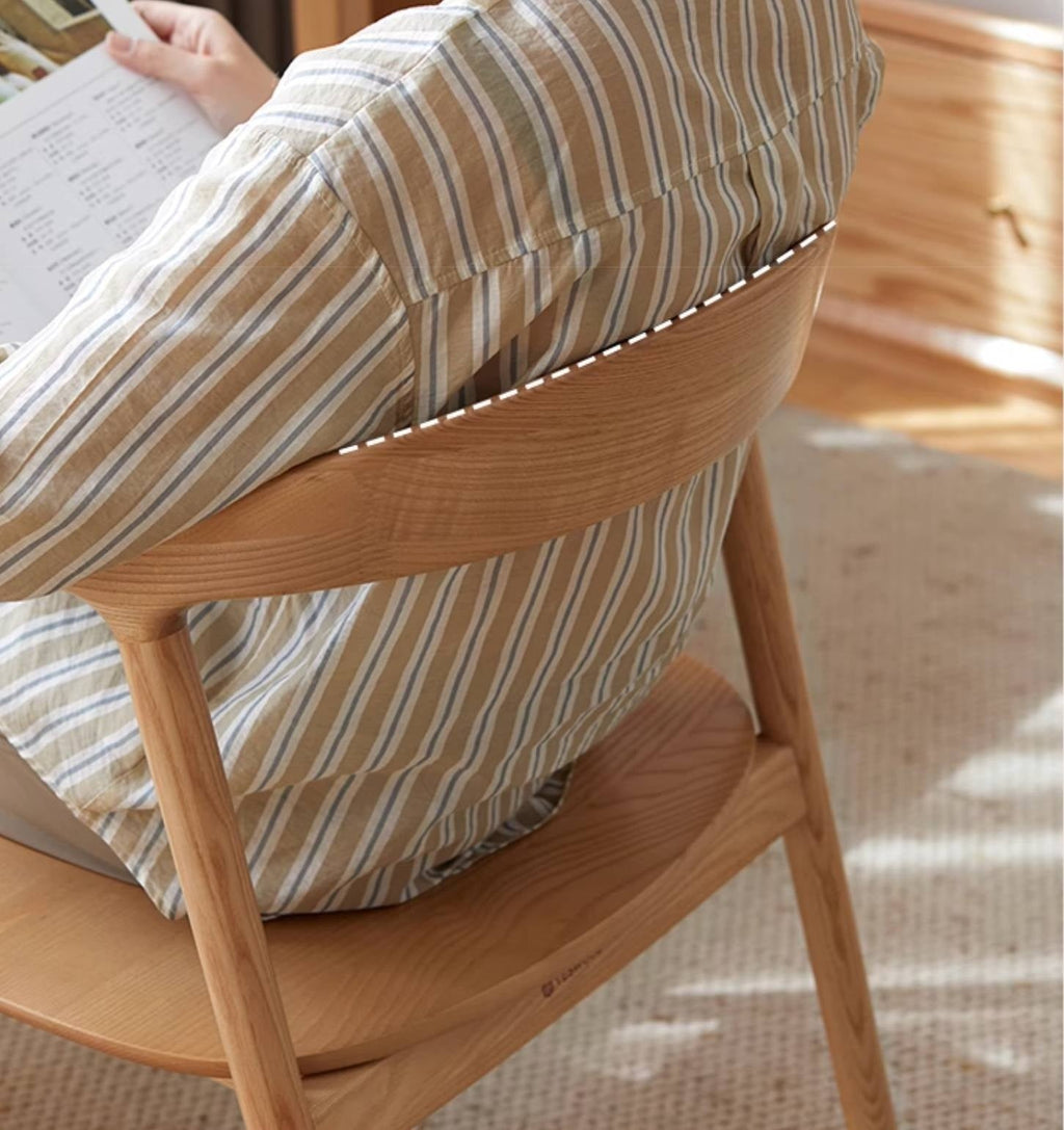 Ash Solid Wood Leisure Armchair