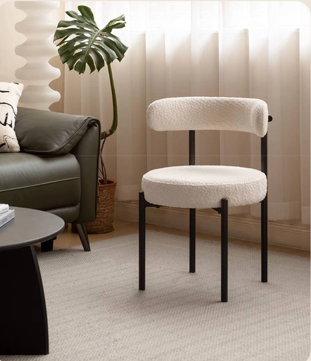 Fabric, Leather Bauhaus Style Chair