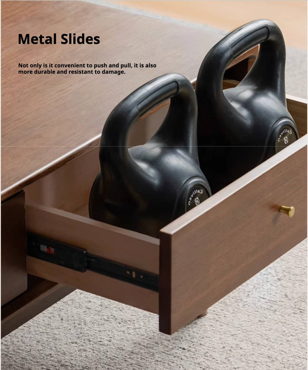 Black Walnut Solid Wood Coffee Table