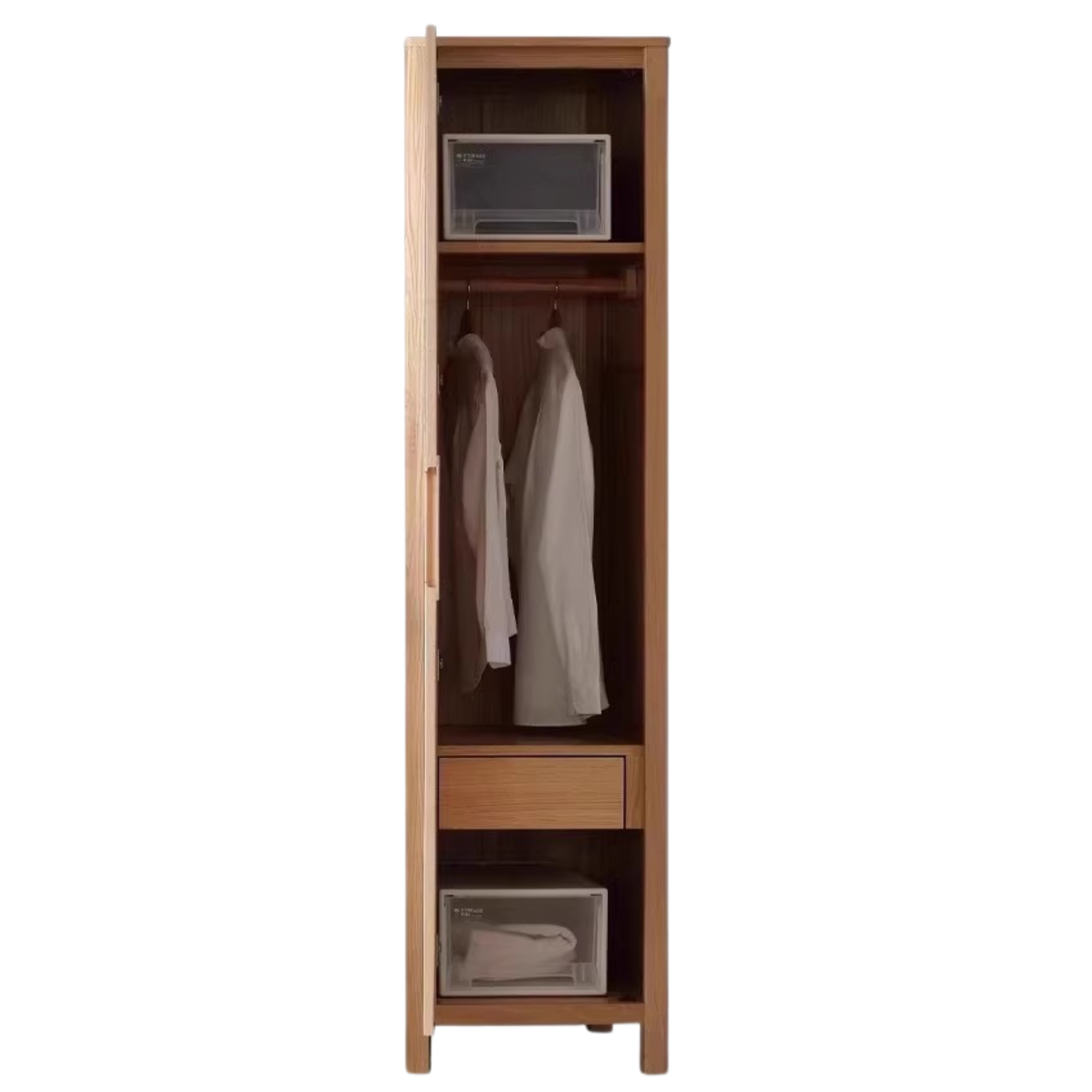 Oak solid wood combined Wardrobe.