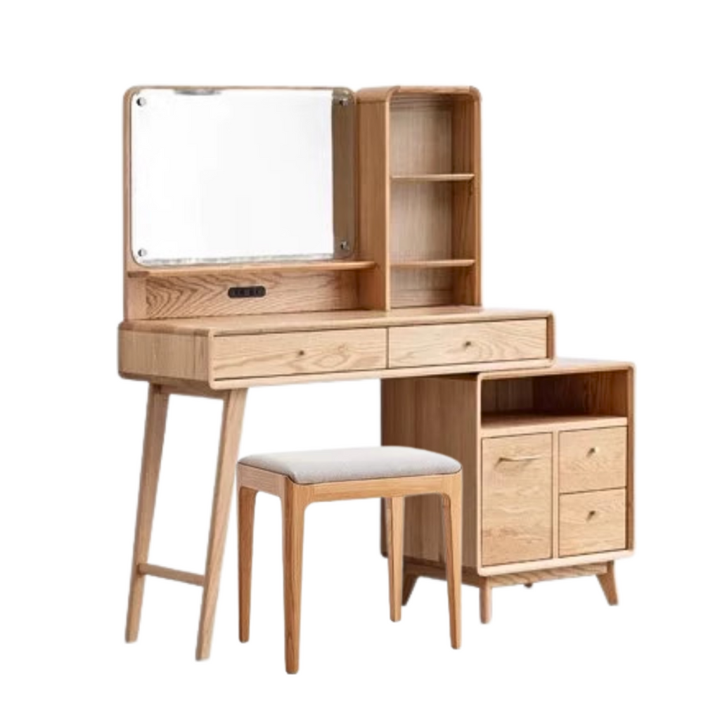 Oak solid wood Dressing Table Telescopic -USA