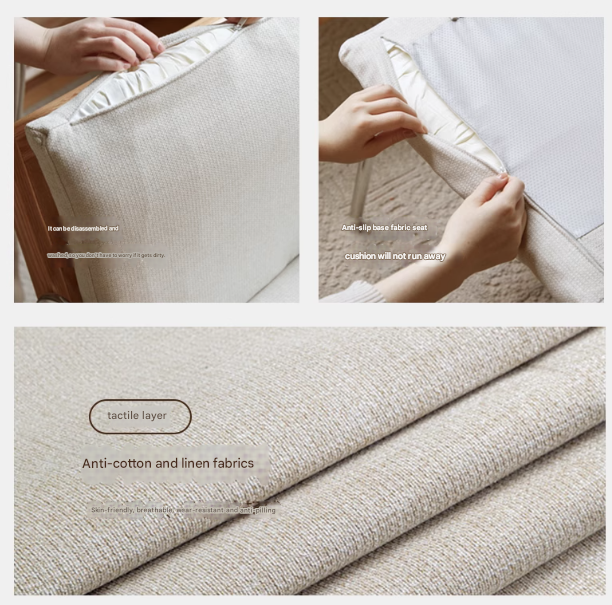 Solid Rubberwood Bauhaus Style Leisure Chair