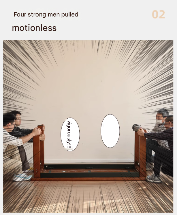 Poplar Solid Wood Bauhaus Retro Antique Style Dining Table