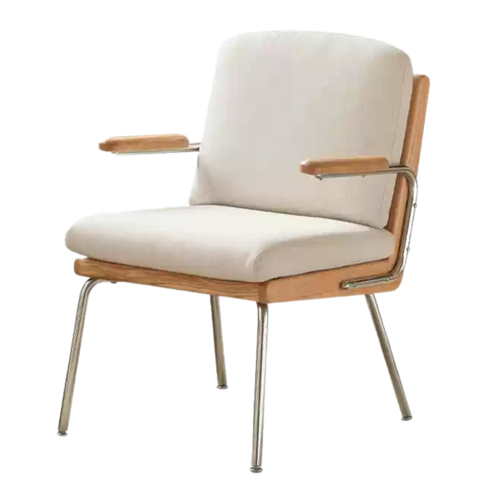 Oak Solid Wood Modern Minimalist Soft Office Chair