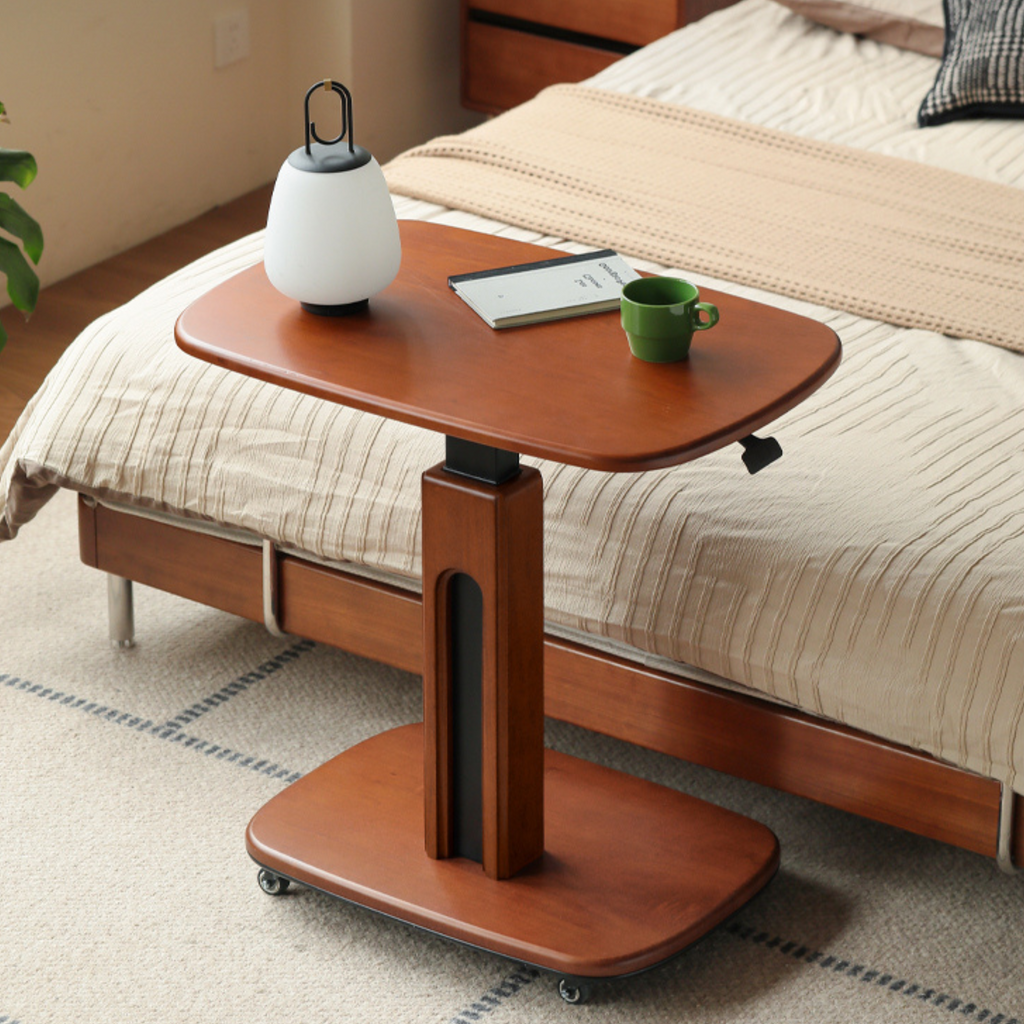 Poplar Solid Wood Mobile Ancient Style Table