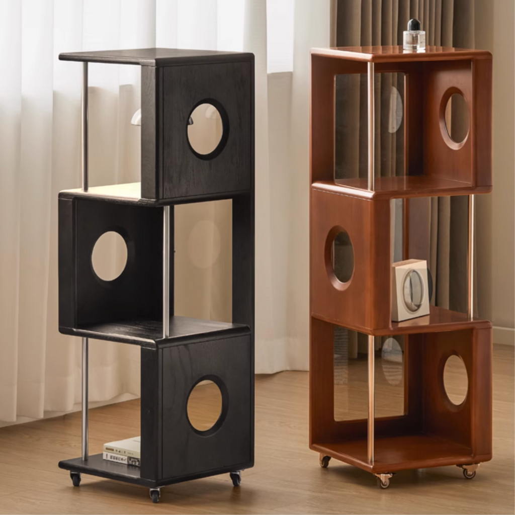 Poplar Solid Wood Antique Style Bookshelf