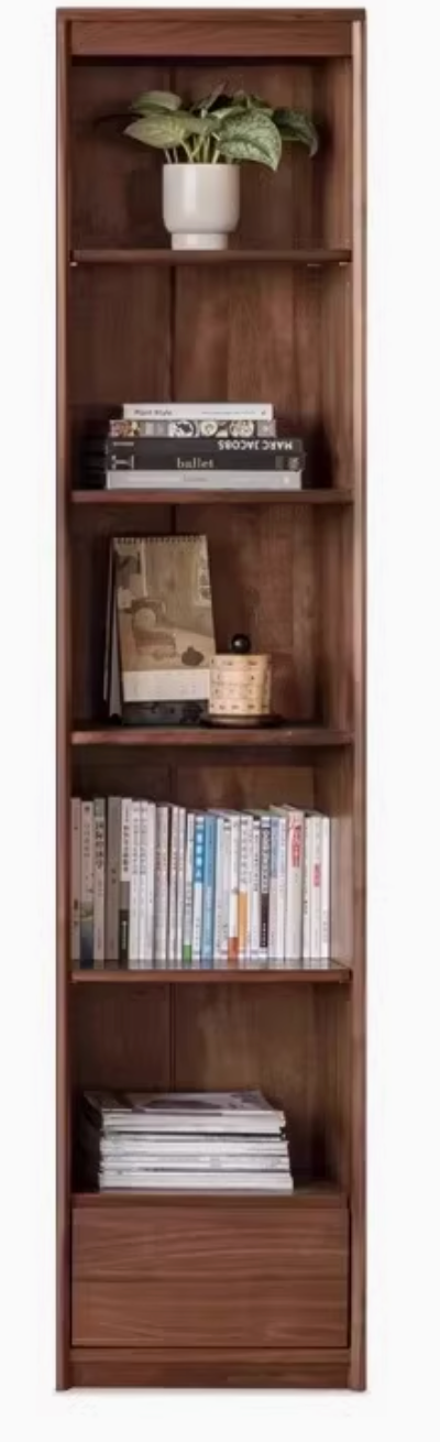 Black Walnut Solid Wood Bookshelf -USA