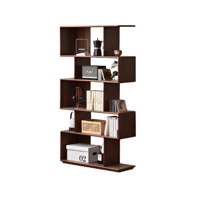 Oak Solid Wood Partition Rack Antique Shelf